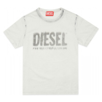 Tričko diesel tdiegore6 t-shirt šedá