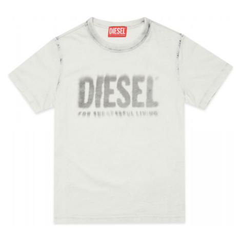 Tričko diesel tdiegore6 t-shirt šedá