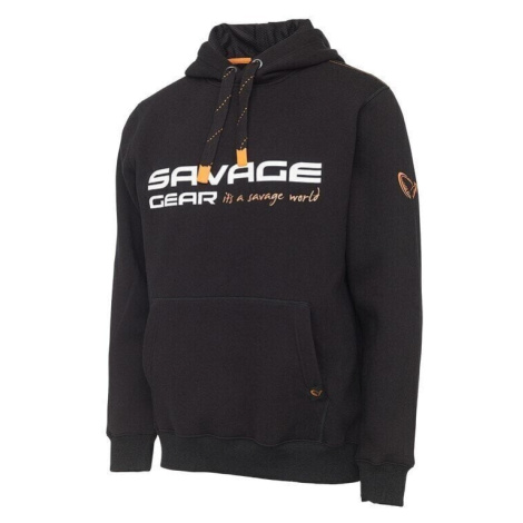 Savage Gear Mikina Cosmo Hoodie Black Ink