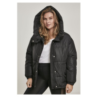 Dámská bunda do pasu // Urban classics Ladies Oversized Hooded Puffer black