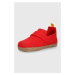 Dětské papuče Birkenstock červená barva