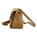 Módní dámská koženková crossbody kabelka Thilde, camel