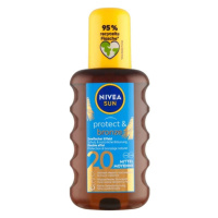 NIVEA Sun Protect & Bronze Olej na opalování podporující zhnědnutí OF 20 200 ml