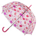 Blooming Brollies Dámský průhledný holový deštník POESLIP