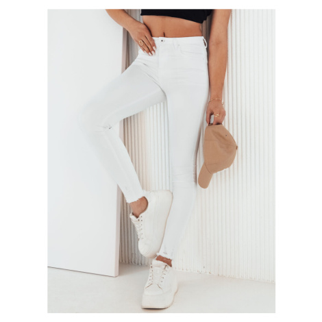 Bílé džínové kalhoty MOLINO Bílá BASIC