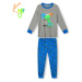 Chlapecké pyžamo - KUGO MP3778, šedá / modrá Barva: Šedá