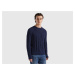 Benetton, Monogram Sweater In 100% Cotton