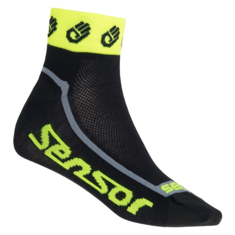 Ponožky SENSOR Race Lite Ručičky reflex žluté - vel. 6-8