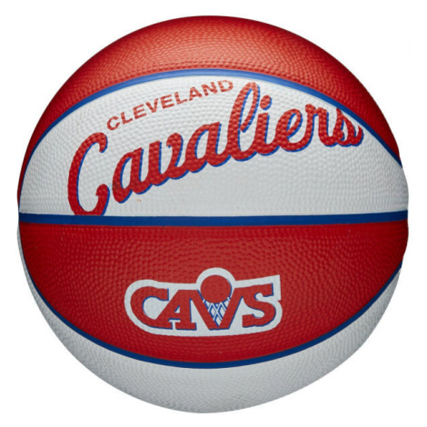 Wilson NBA RETRO MINI CAVS Mini basketbalový míč, červená, velikost