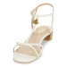 Lauren Ralph Lauren FALLON-SANDALS-FLAT SANDAL Bílá