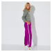 Blancheporte Sportovní kalhoty, dvoubarevné purpurová/bílá