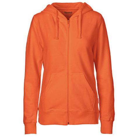 Neutral Dámská mikina na zip NE83301 Orange