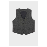 DEFACTO V Neck Checked Button Closure Blazer Vest