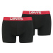 Levi's&reg; MEN SOLID BASIC BOXER 2P Pánské boxerky, černá, velikost