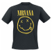 Nirvana Smiley Tričko černá
