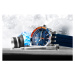 Vostok Europe Energia Rocket Stainless Steel Line NH35/575A279 - Silikonový řemínek modrý