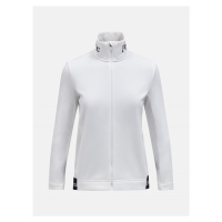 Mikina peak performance w rider tech zip jacket bílá