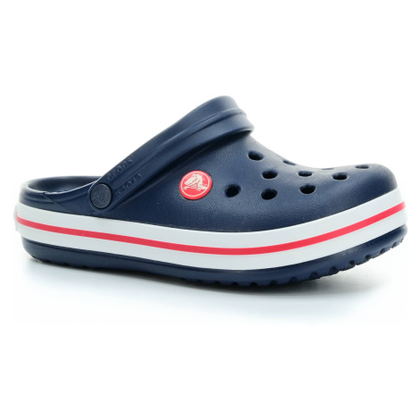 Crocs Crocband Clog K - Navy/Red dětské pantofle