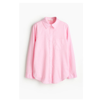 H & M - Košile z lněné směsi - růžová