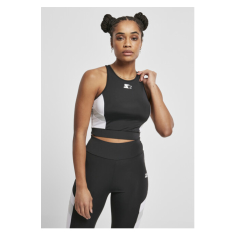 Ladies Starter Sports Cropped Top black/white