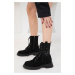 Soho Black Suede Women's Boots & Booties 20064