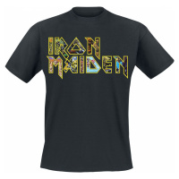 Iron Maiden Eddies Logo Tričko černá