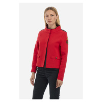 Mikina la martina woman fleece double jersey scu červená