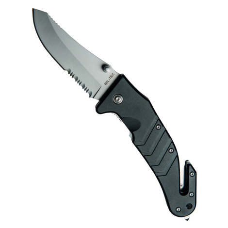 Zavírací nůž AUTO CLIP Mil-Tec® s kombinovaným ostřím - červený Mil-Tec(Sturm Handels)