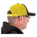 Black Cat Kšiltovka Black and Yellow Trucker Cap