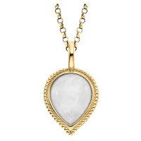 Engelsrufer Pozlacený náhrdelník s měsíčním kamenem Pure Drop ERN-PUREDROPMOG (řetízek, přívěsek