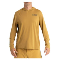 ADVENTER & FISHING UV HOODED Pánské funkční hooded UV tričko, hnědá, velikost