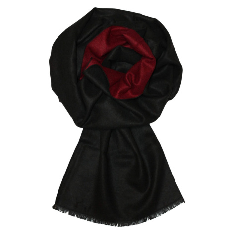 Gentleman pánský tmavý šál LA01 černá Delphin