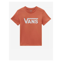 Oranžové dámské tričko VANS Flying V - Dámské