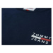 Pánské modré tričko Tommy Hilfiger s malým natištěným logem