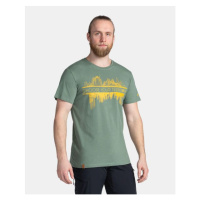 Pánské bavlněné tričko Kilpi CHOOSE-M Tmavě zelená