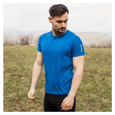TERMOVEL Pánské tričko WOOL FJORD KRR BARVA: modrá