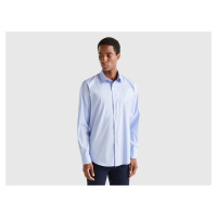 Benetton, Solid Color Slim Fit Shirt