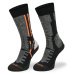 Motorkářské ponožky Comodo MTB1 Black Orange