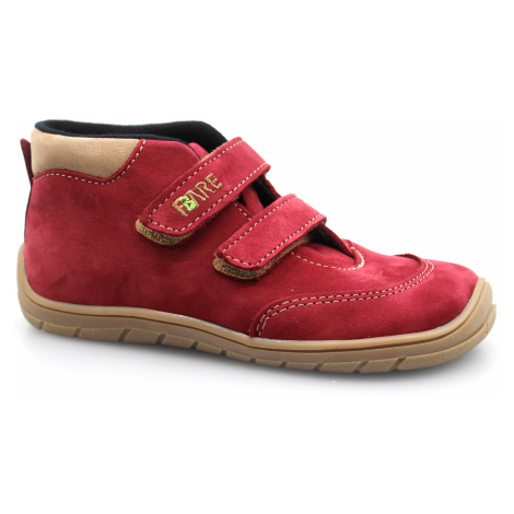 boty Fare 5121243 červené kotníčkové (bare)