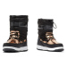 Dívčí kotníkové zimní boty MOON BOOT Girl Soft Jr black copper