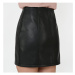 Firetrap Blackseal Black PU Skirt