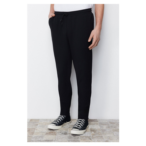 Trendyol Black Elastic Waist Woven Trousers