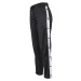 Ladies Button Up Track Pants - blk/wht/blk