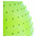Spokey HALF FIT Gymnastický míč 2v1 masážní, 65 cm včetně pumpičky, zelený