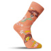 Ponožky Volcom Fa Egle Zvirblt Sock Living Coral