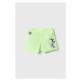 Dětské plavkové šortky adidas Performance Dy Mic Swim Sho x Disney zelená barva