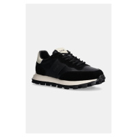 Kožené sneakers boty GOE černá barva, OO1N4001 BLACK