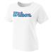 Dámské tričko Wilson Script Eco Cotton Tee W White