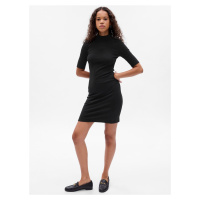Černé dámské basic mini šaty GAP