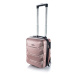 Rogal Růžový mini luxusní příruční kufr "Luxury" - S (25l)